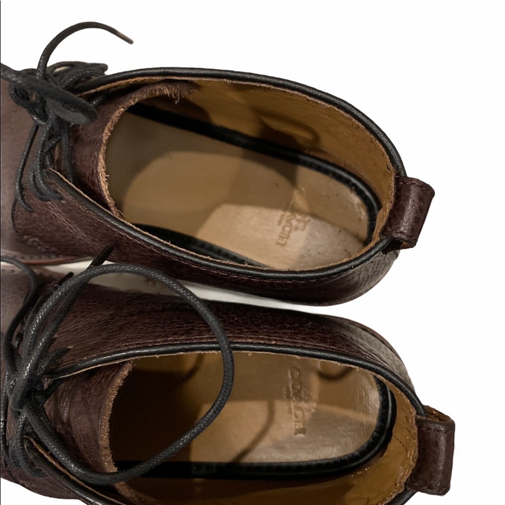 Men’s Coach Gavin Mudstone leather   boots sz 9 - Picture 3 of 6